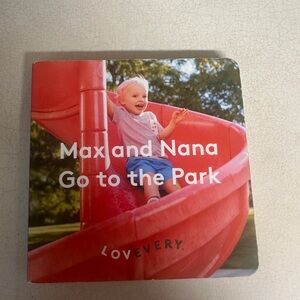 Lovevery Max and Nana Go to the Park Book - Red
